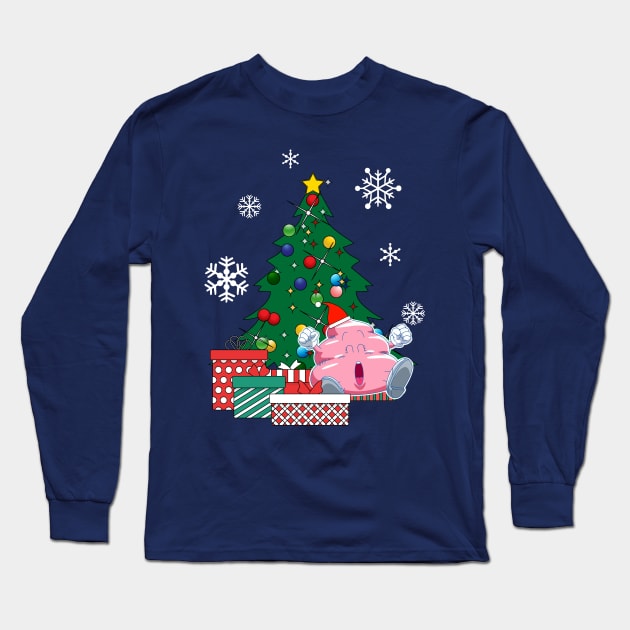 Poop Around The Christmas Tree Dr Slump Long Sleeve T-Shirt by Nova5